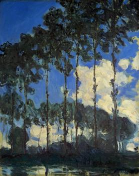 Claude Oscar Monet : Poplars on the Banks of the River Epte